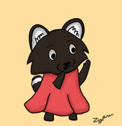 Raccoon calls for backup!